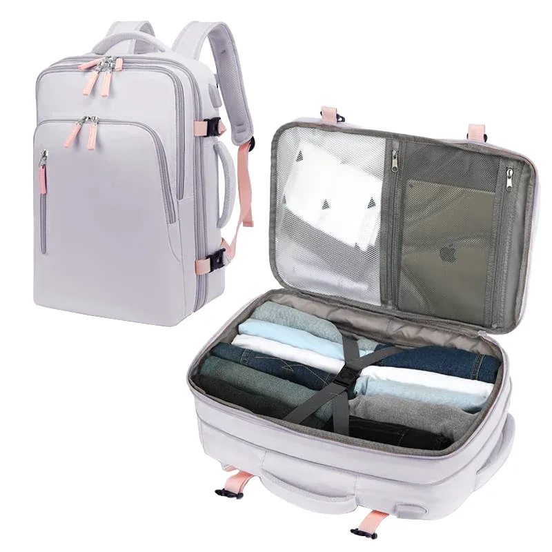 sac à dos de voyage 40l pour femmes et hommes, sac à dos de loisirs, grande capacité, multifonctionnel, sac à dos pour ordinateur portable tout-en-un