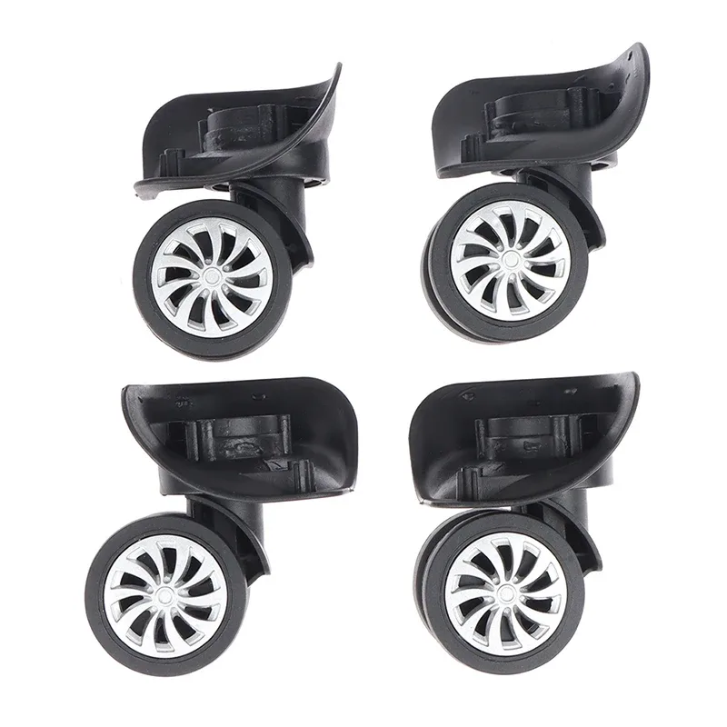 roues de valise universelles résistantes à 360 °, outils de roue de chariot, 4 pièces
