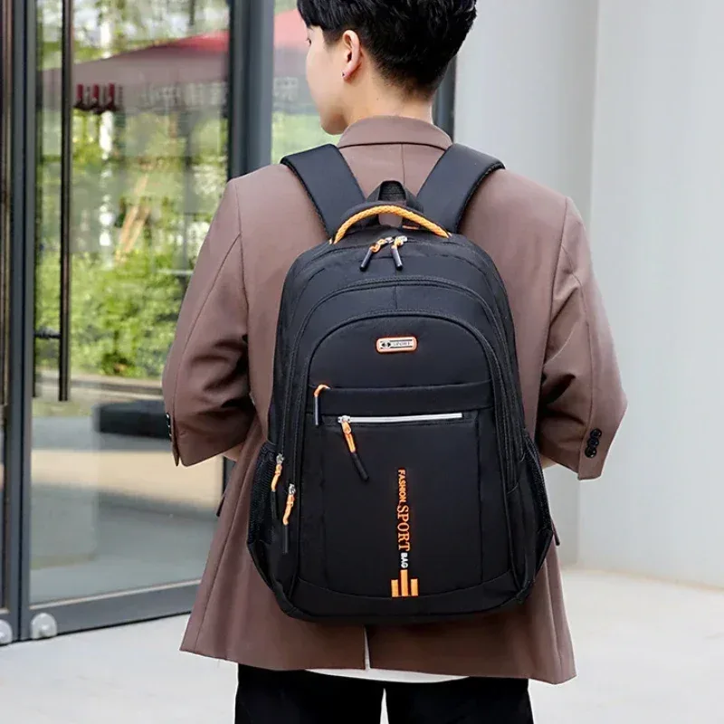 sac à dos oxford étanche pour homme, sac d'ordinateur d'affaires, sac à dos de voyage décontracté, cartable pour lycéen
