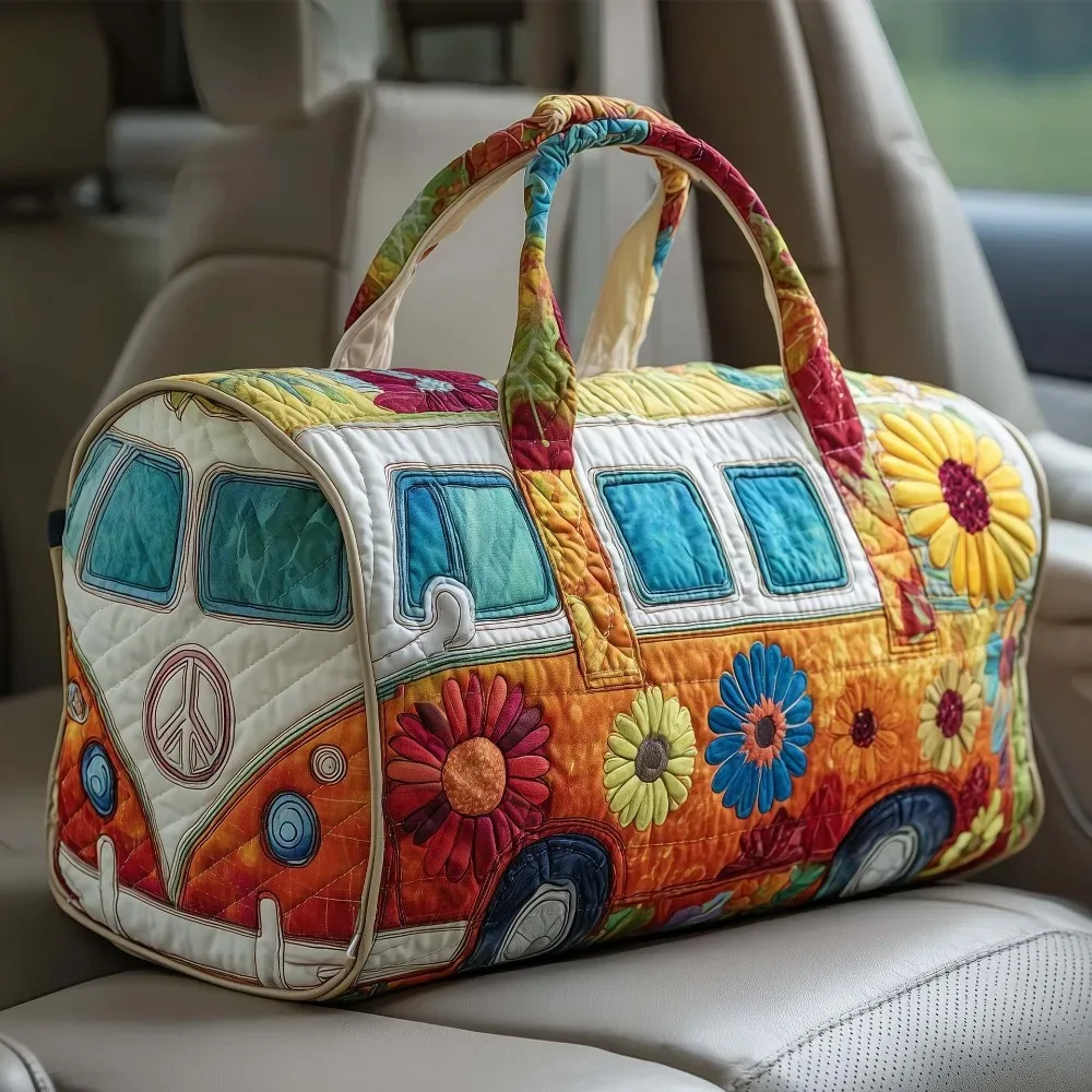 sac de voyage matelassé 3d grande capacité, imperméable, pour courts séjours, sac fourre-tout, sac de sport, camping, randonnée