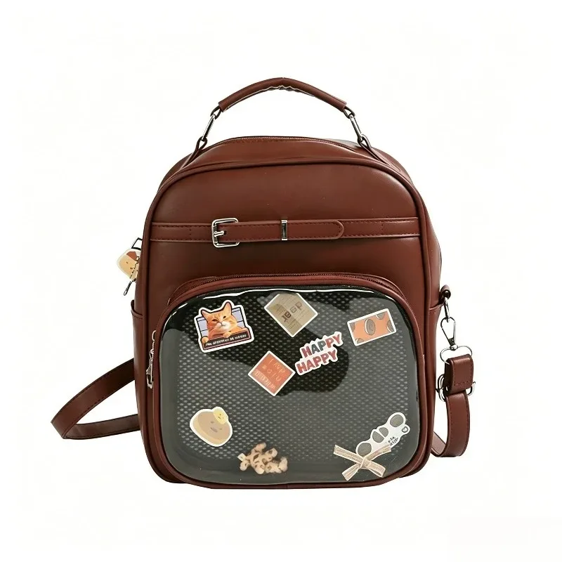 nouveau sac à dos décontracté pour femme, style preppy, sac à bandoulière unique, design original niche, sac ulzzang ita pour fille 2026