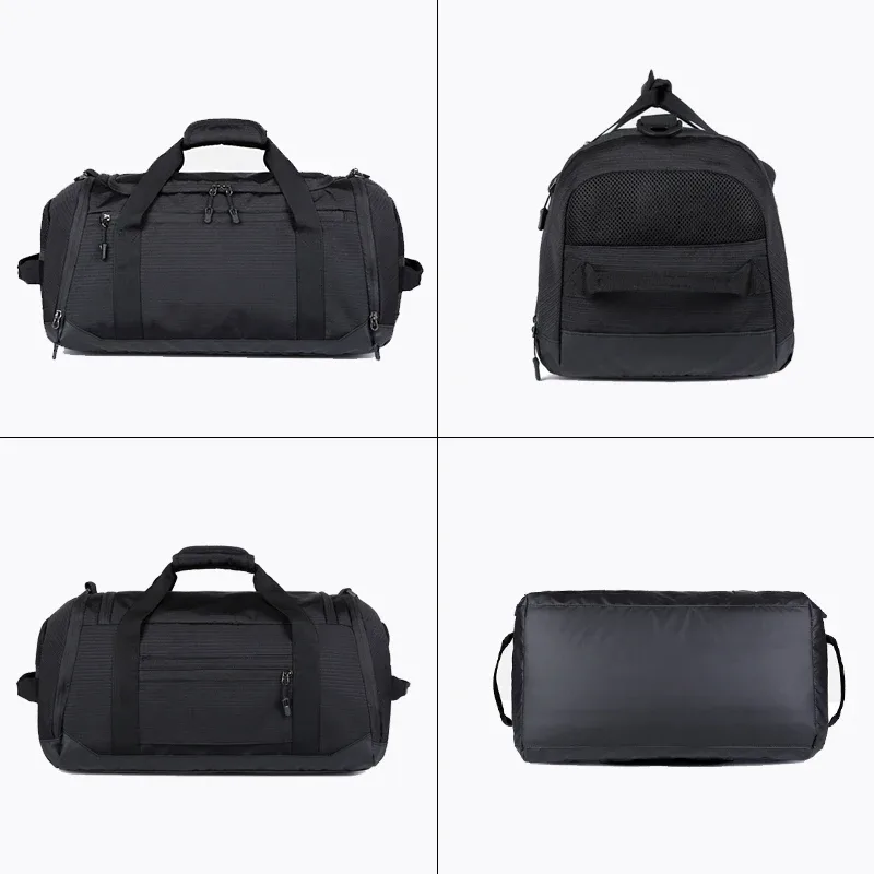 sac de sport avec logo personnalisé pour homme, sac de voyage étanche, sac de fitness, sac de rangement d'entraînement, bagage pour homme, motif de logo imprimé