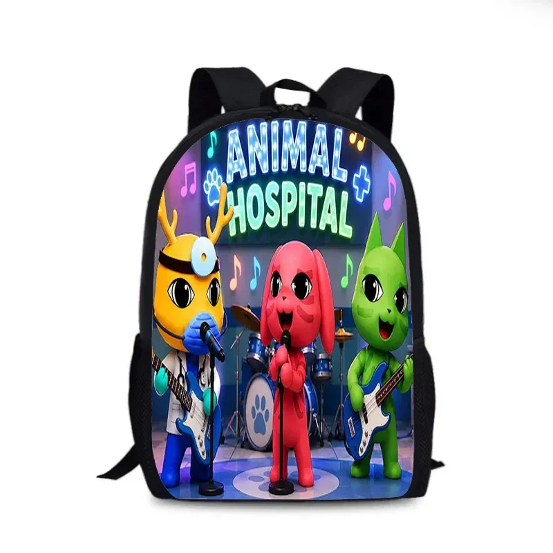 sac à dos d'hôpital vétérinaire pour enfants garçons filles, grande capacité, léger et imperméable pour les élèves du primaire et du collège ﻿