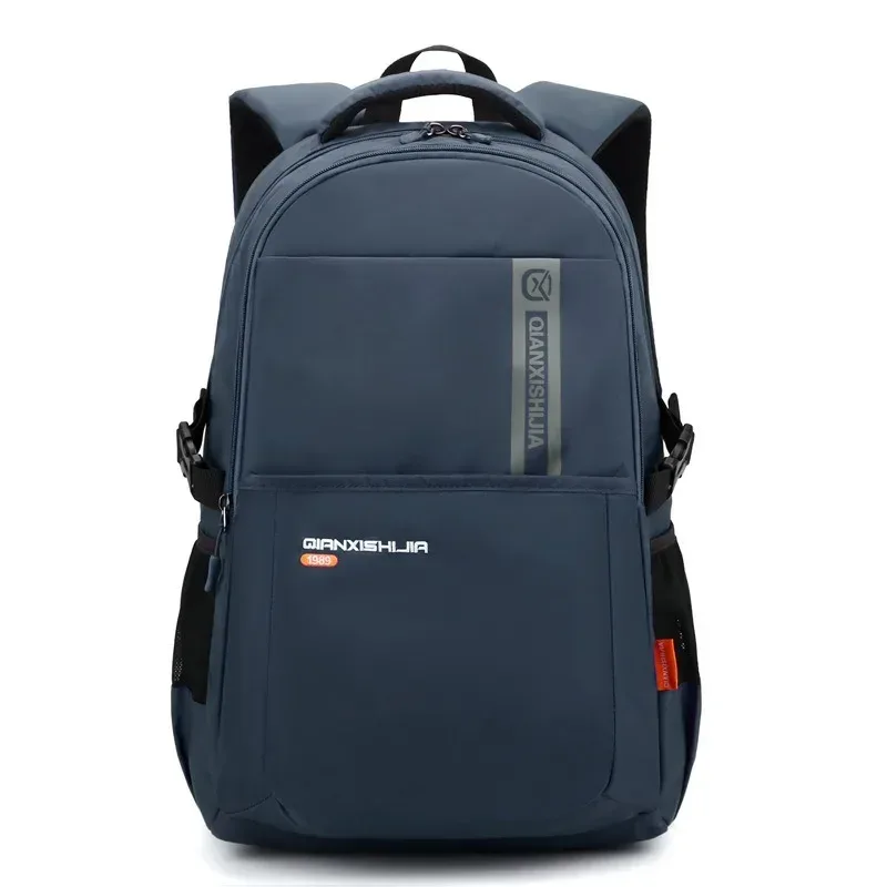 sac dos nylon unisexe noir bleu marine beige marron cadre externe ventilation 3d sangles poignées souple polyester intérieur ordinateur portable voyage décontracté