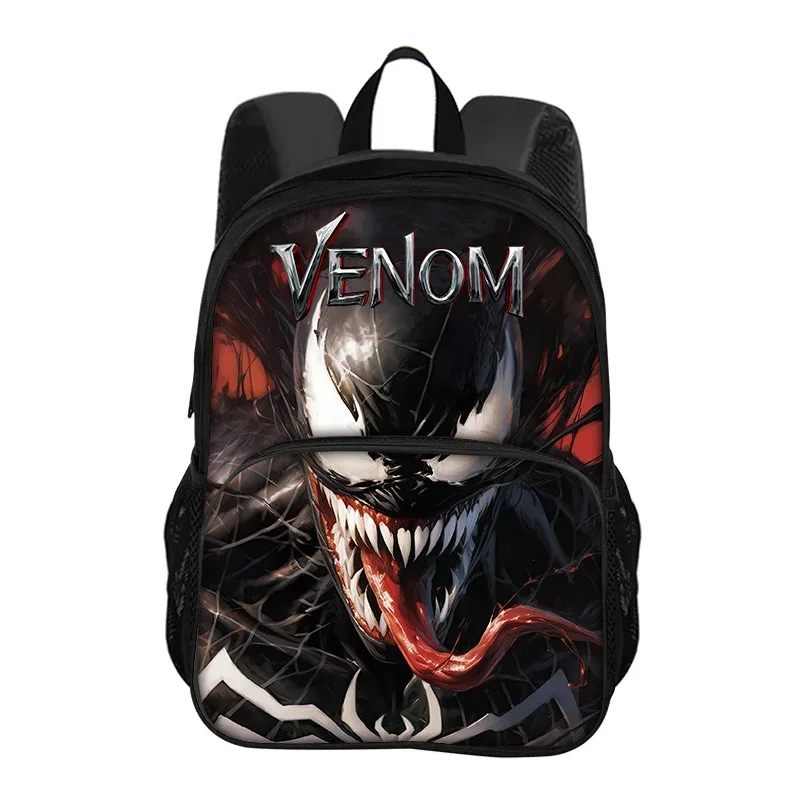 sac à dos avec poche avant venom movie, à la mode, pour voyage, papeterie, cadeau pour enfants, école, polyvalent