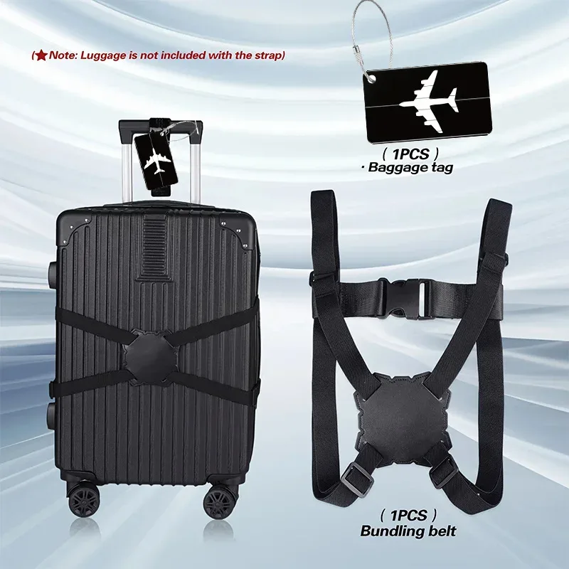 ceinture fixation sac nylon bande élastique rouge adaptation sacs voyage étudiant affaires longues distances