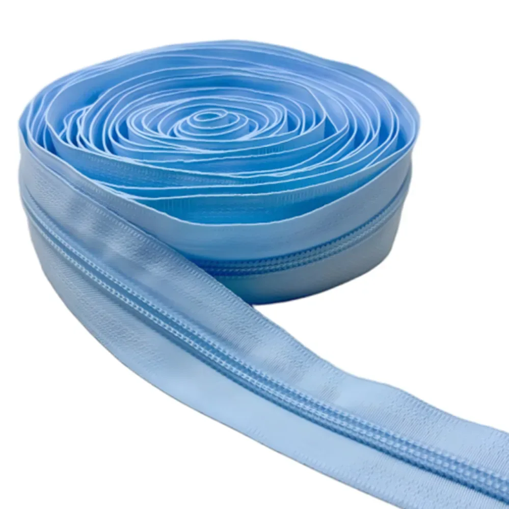5 #   ruban de fermeture éclair en nylon arc-en-ciel sans curseur, 1-10m, fermetures éclair au mètre, kit de réparation de fermetures éclair pour sacs et fournitures