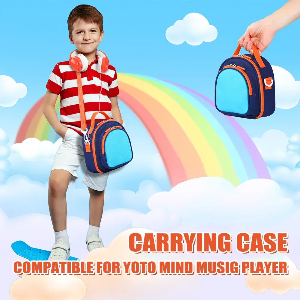 étui de transport pour yoto mini (édition 2024), sac porte-cartes, peut contenir jusqu'à 30 cartes, étui rigide, sac organisateur pour lecteur audio