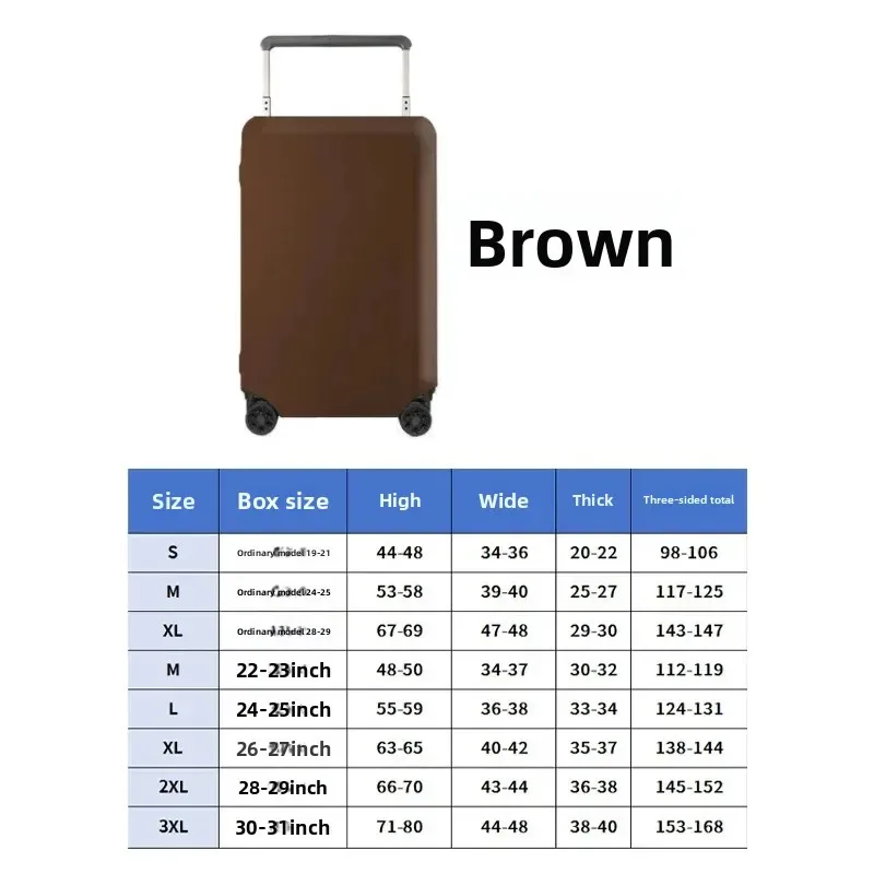 housse de bagage de voyage sportive épaissie pour tige de traction large, housse de protection spécialisée anti-poussière pour valise et étui en cuir