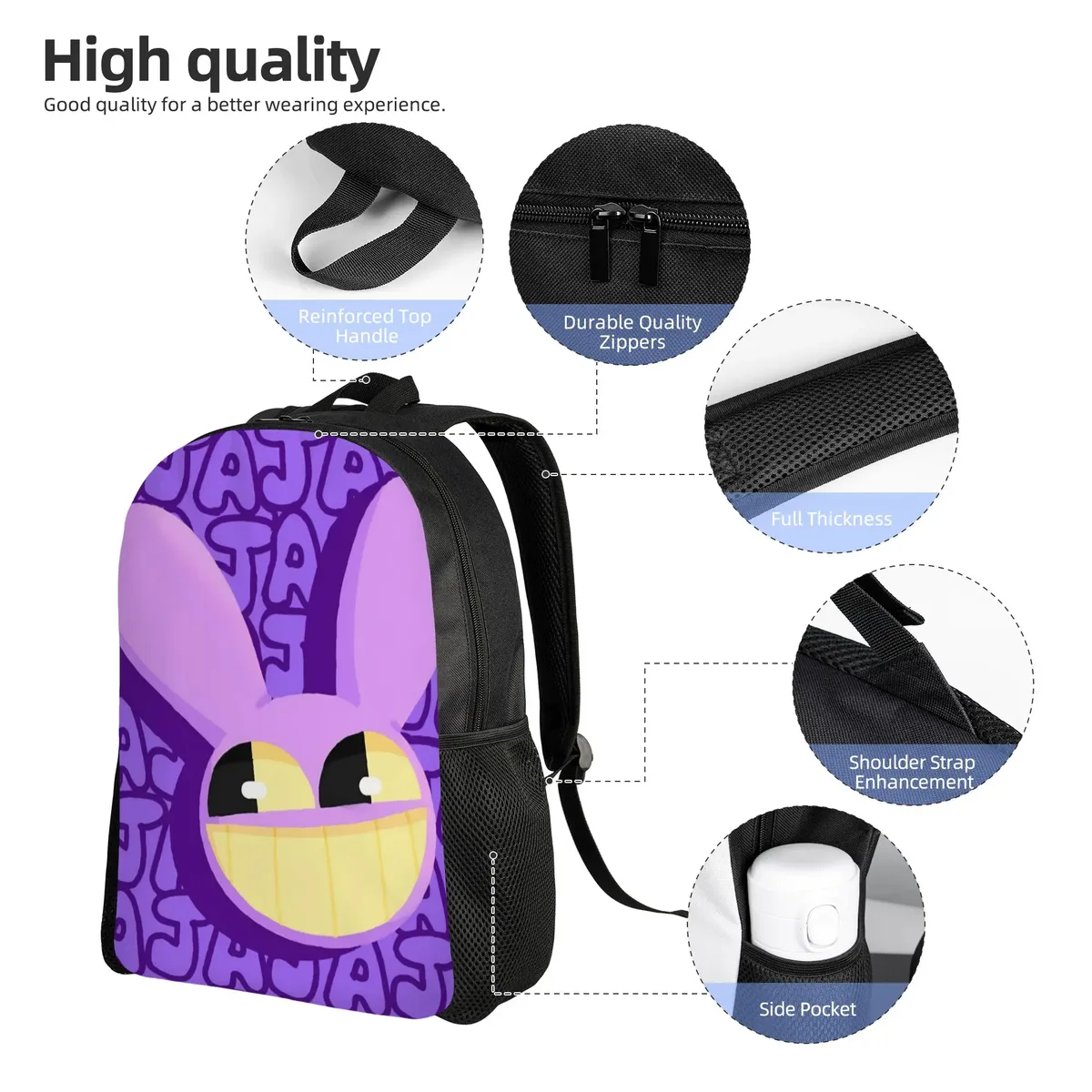 sac à dos jaxs cool pour le sport, les étudiants et les professionnels, a-amazings d-digitals c-circuse, sac à dos pour hommes et femmes, sacs en toile pour ordinateur portable