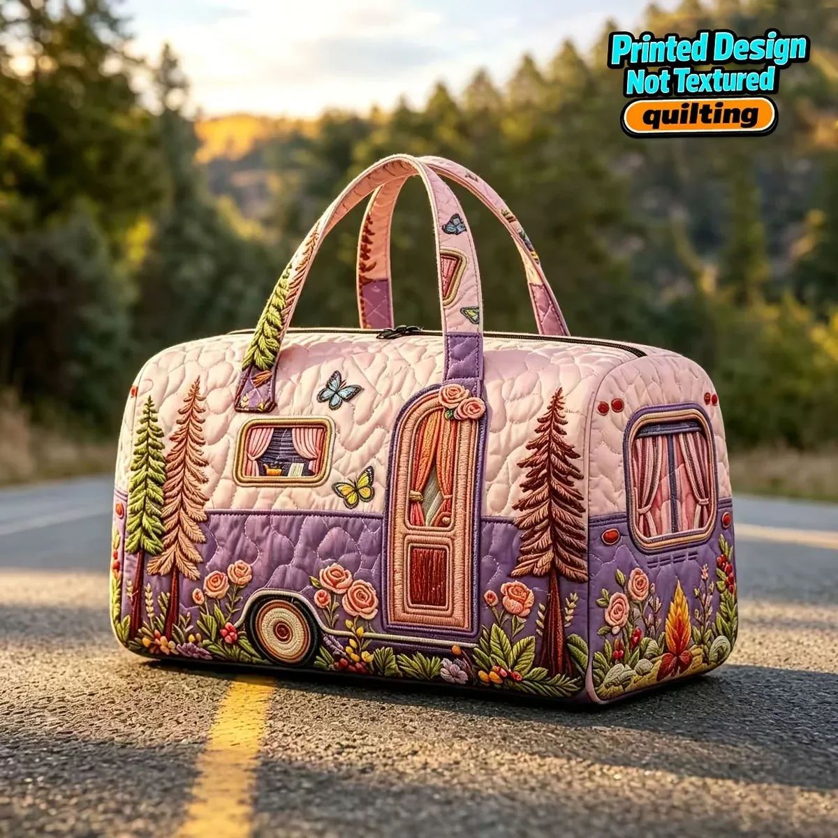 sac à main matelassé durable de 40x20x20 cm avec motif matelassé 3d, grand sac de voyage et de sport de grande capacité