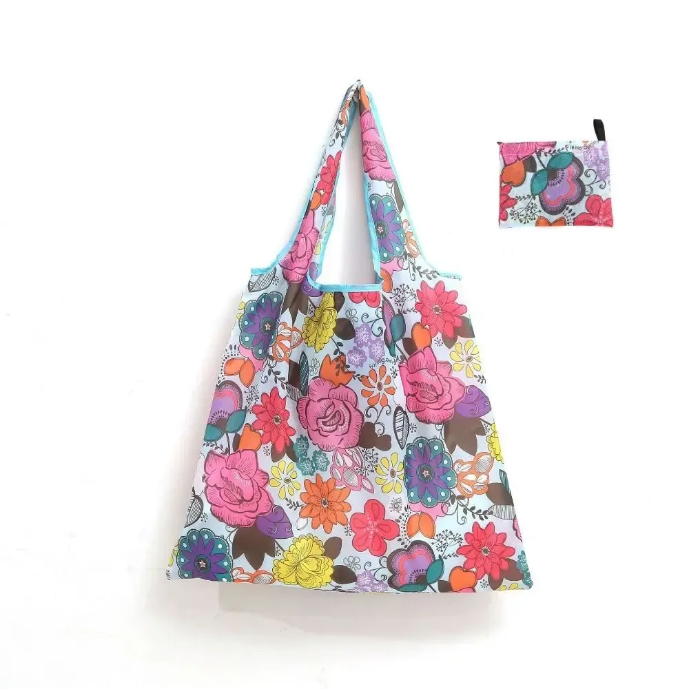 sac de courses pliable de grande capacité, plusieurs styles, fourre-tout de recyclage léger et lavable, sac de rangement portable écologique