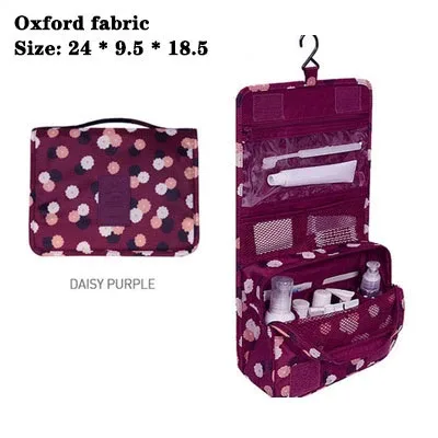 trousse de maquillage étanche de voyage, trousse de toilette suspendue pour femme, sac à cosmétiques pliable, organisateur, trousse de lavage, pochette de trousse de toilette portable