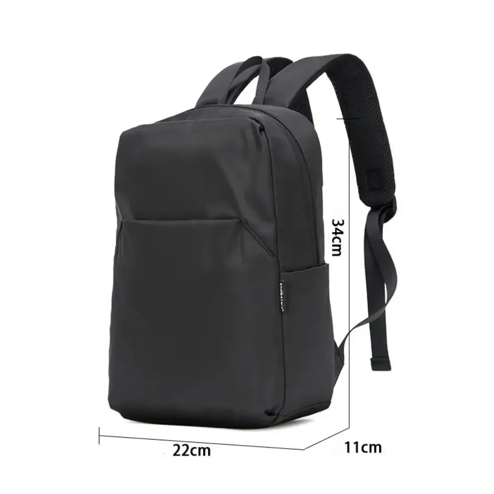 mini sac à dos oxford pour hommes, couleur unie, imperméable, petit sac d'école à bandoulière, léger, résistant à l'usure, sacs à dos de voyage pour hommes