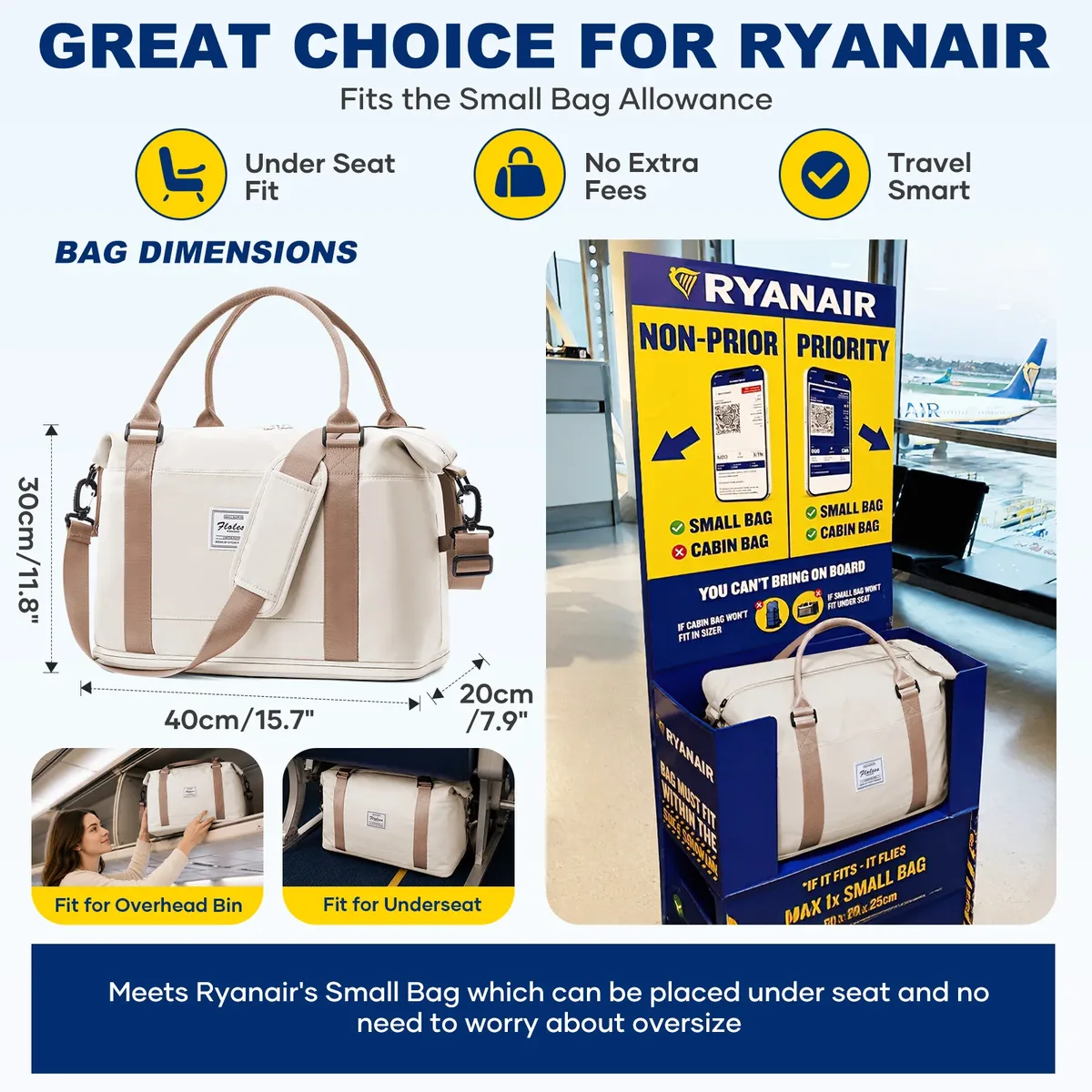 sacs de week-end pour femmes, sac de voyage ryanair, sac cabine 40x30x20, bagage à main pliable, sac de voyage pour hommes, sac de sport imperméable