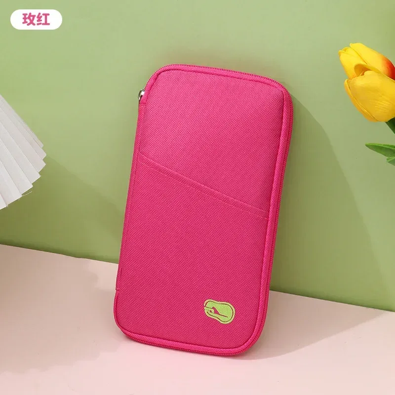 porte-documents de voyage multifonctionnel de style portefeuille pour hommes et femmes, sac de rangement pour passeport, vente en gros, stock disponible