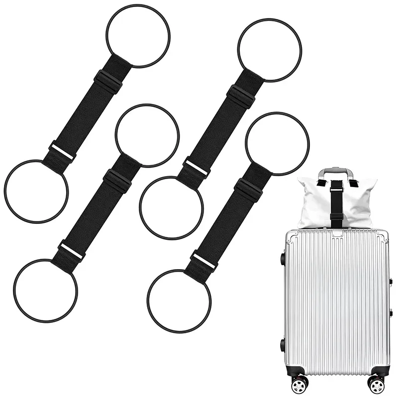sangle de bagage élastique réglable avec boucle à crochet pour sécuriser les bagages, valises, sacs, organisateur, sangles de maintien, accessoire de voyage