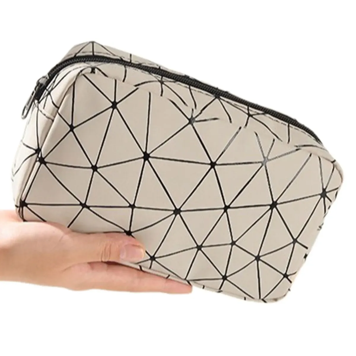 sac à cosmétiques pour femmes, pochette de rangement de maquillage étanche rétro, trousse de toilette de voyage, pour sac à pinceaux de maquillage, trousse de maquillage portable polyvalente