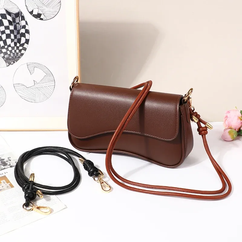 accessoires de sangle de sac à bandoulière en cuir multicolore, longueur réglable de 86.5cm, simple initié, nouveau