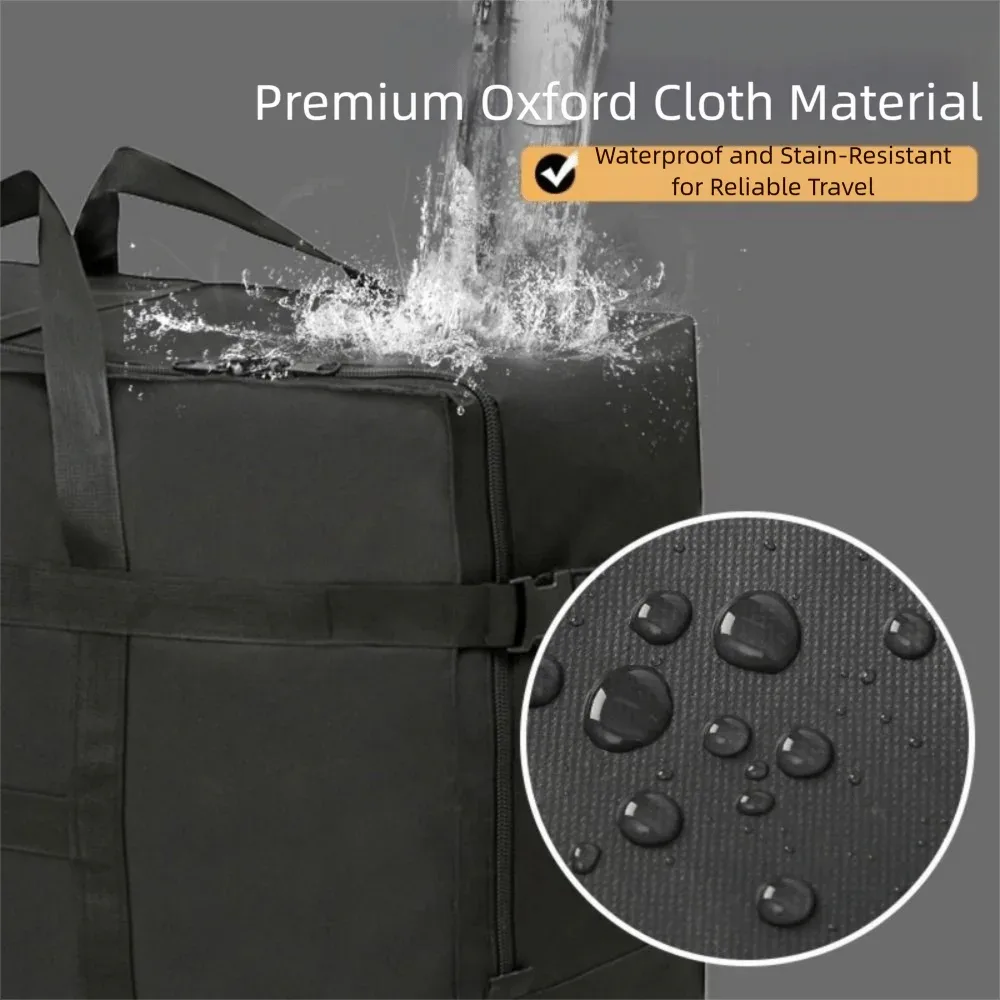 sac de voyage de grande capacité pour hommes, sac de voyage oxford étanche, sac de sport pliable, sacoche de sport