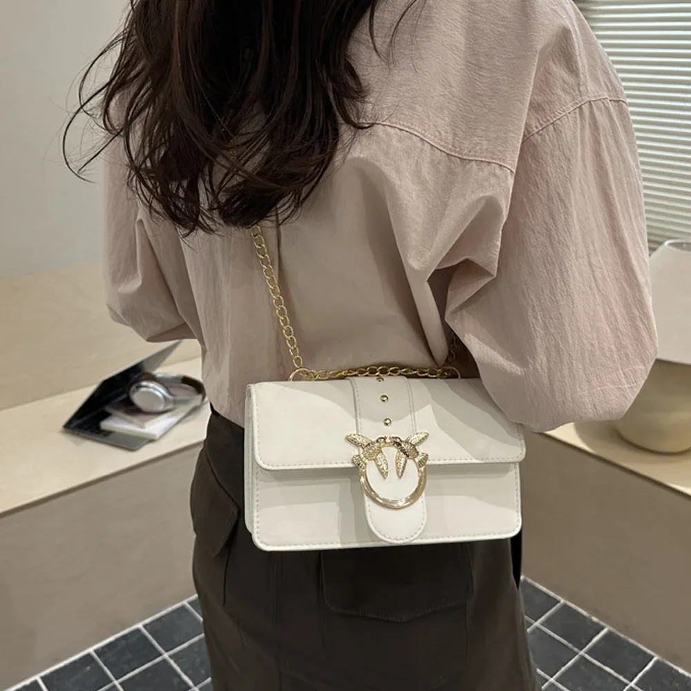 sac à bandoulière à chaîne de style coréen, nouvelle collection, tendance et polyvalent, petit sac carré pour femme