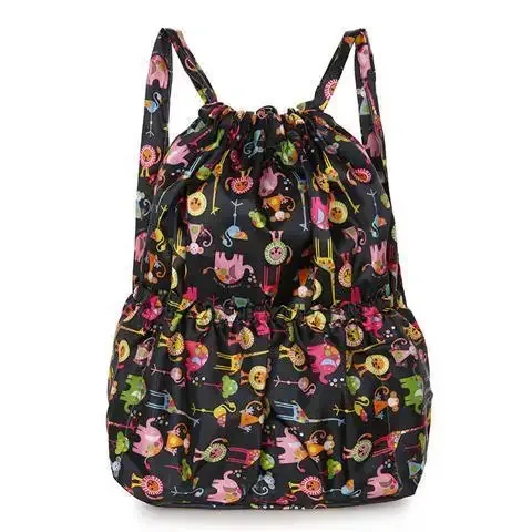sac à dos en nylon de grande capacité pour femme, poche groupée, sac de sport de plein air, maman