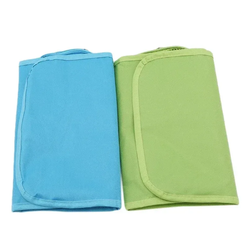 sac de rangement suspendu pliable, portable, étanche, trousse de maquillage cosmétique, rangement, trousse de toilette de voyage, accessoires de salle de bains de lavage