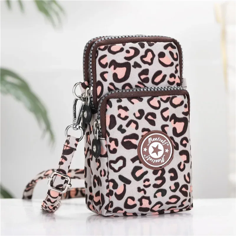 sac à bandoulière vertical pour téléphone portable pour femmes, bras suspendu, sac pour téléphone portable pour personnes âgées, sac en tissu pour le cou, petit sac portable pour la marche