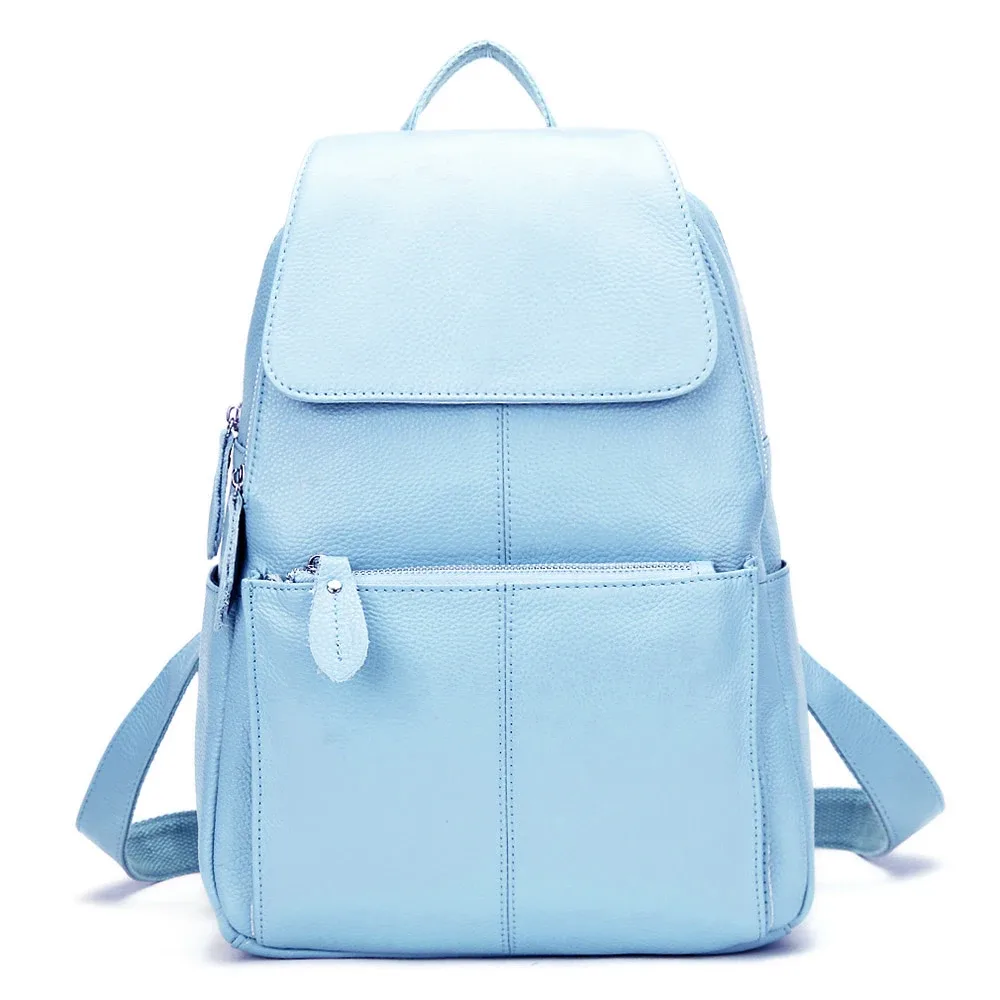 zency – sac à dos en cuir marron pour femmes, sac à dos de voyage de grande capacité de qualité supérieure a ++ pour femmes, pour les navetteuses