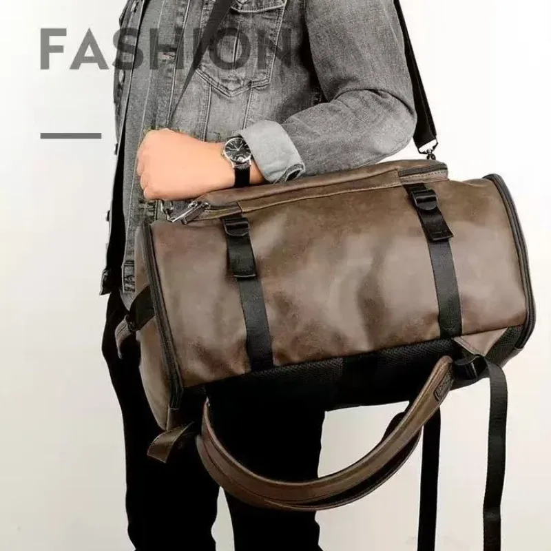 sac à dos en cuir véritable pour hommes, grande capacité, sacoche pour ordinateur portable, sac à dos de voyage d'affaires, sac d'école pour étudiants, sac à dos de jour pour l'extérieur