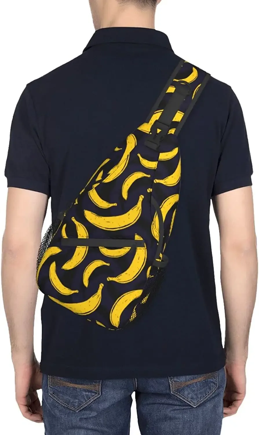 sac à bandoulière à motif de gels sans couture pour femmes et hommes, sacs à bandoulière à imprimé fruits, sac à dos décontracté, sac de poitrine, sac à dos initié