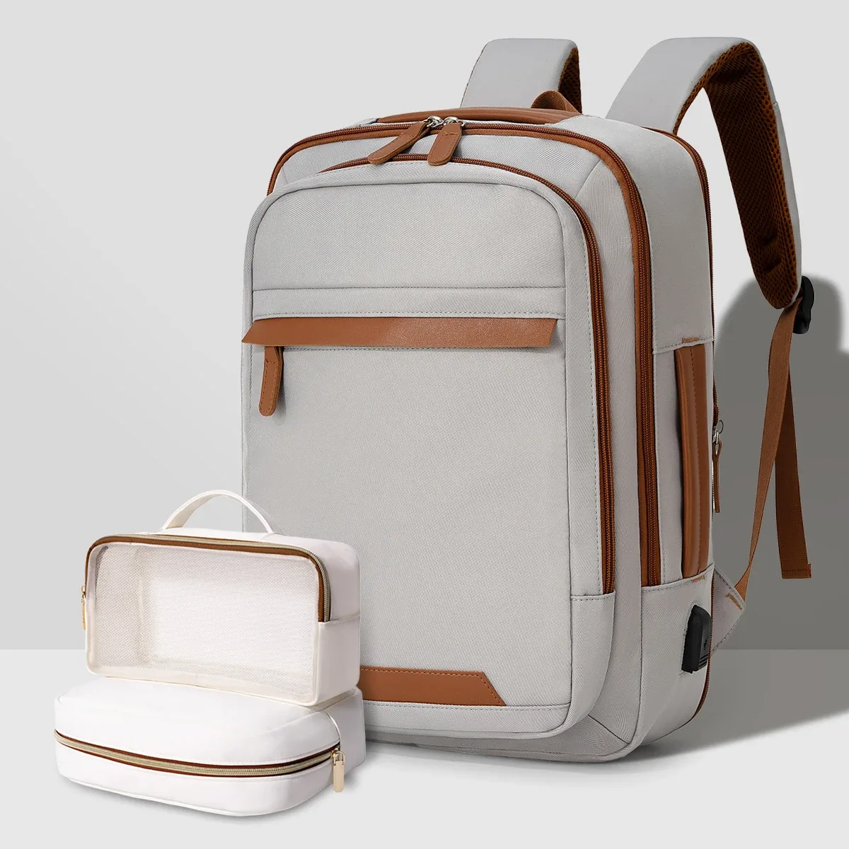 sac à dos étanche pour hommes, rechargeable par usb de haute qualité, grand sac à dos pour ordinateur portable, sac d'école unisexe pour jeunes
