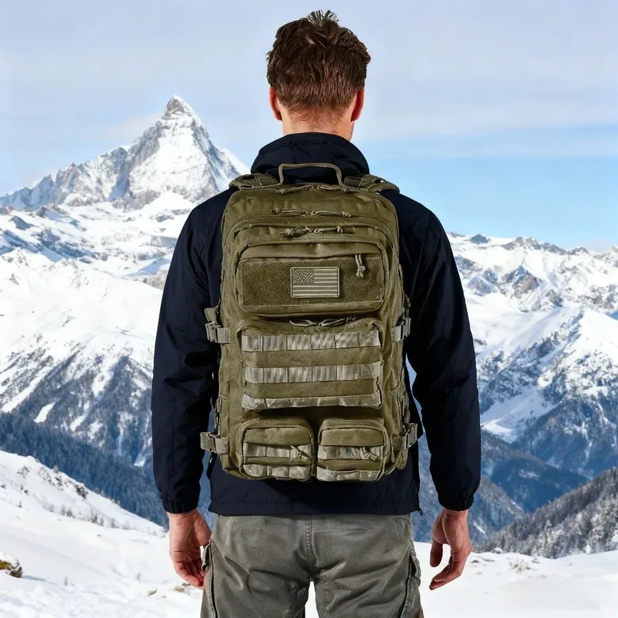pack d'assaut molle 50l/30l, sac à dos tactique, sac à dos de camping militaire, pack de 3 jours
