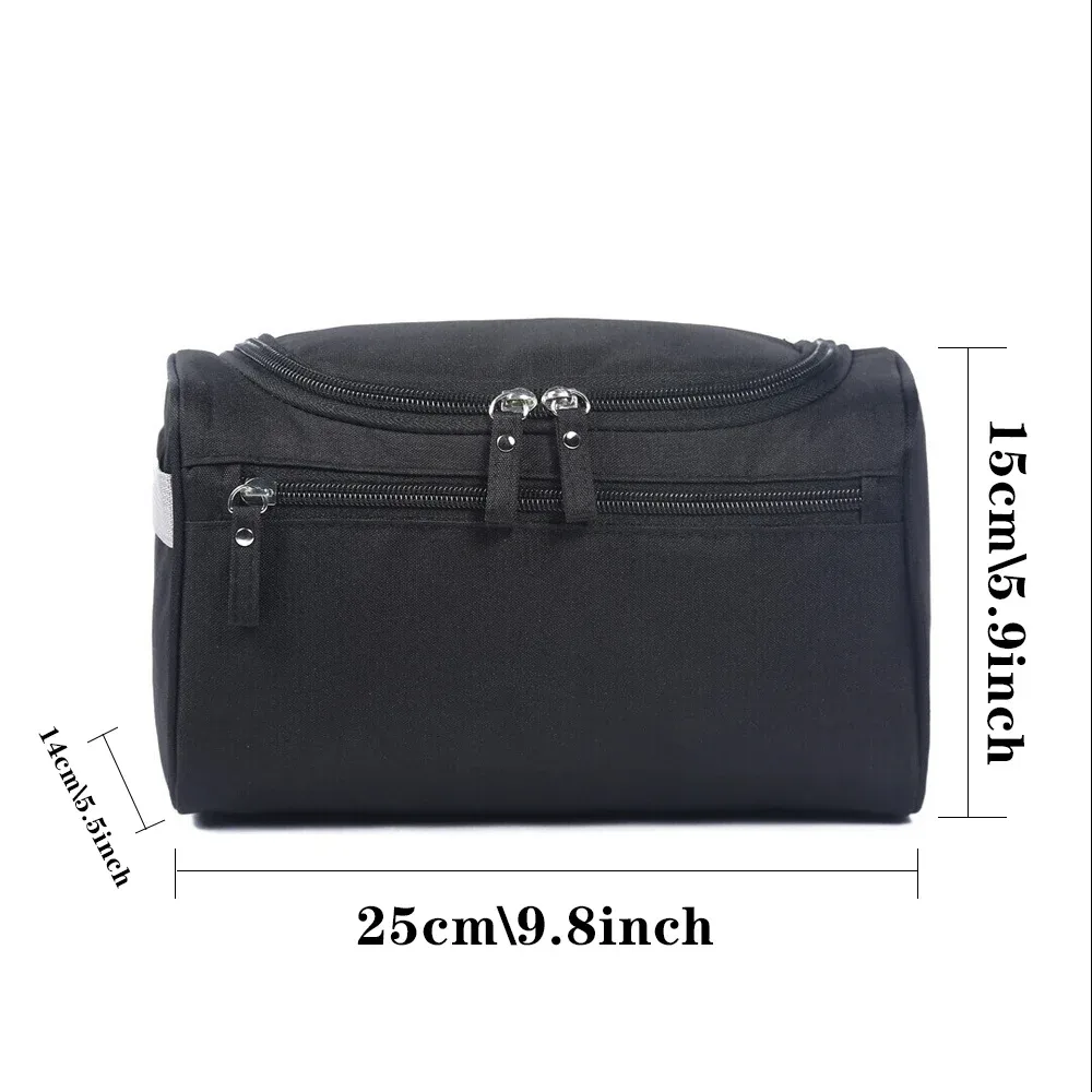 trousse de maquillage en poudre lavante pour hommes et femmes, trousse de toilette de voyage, sacs à cosmétiques, sac à main à fermeture éclair, trousse de maquillage, évaluation à imprimé crâne, crochet, 2023