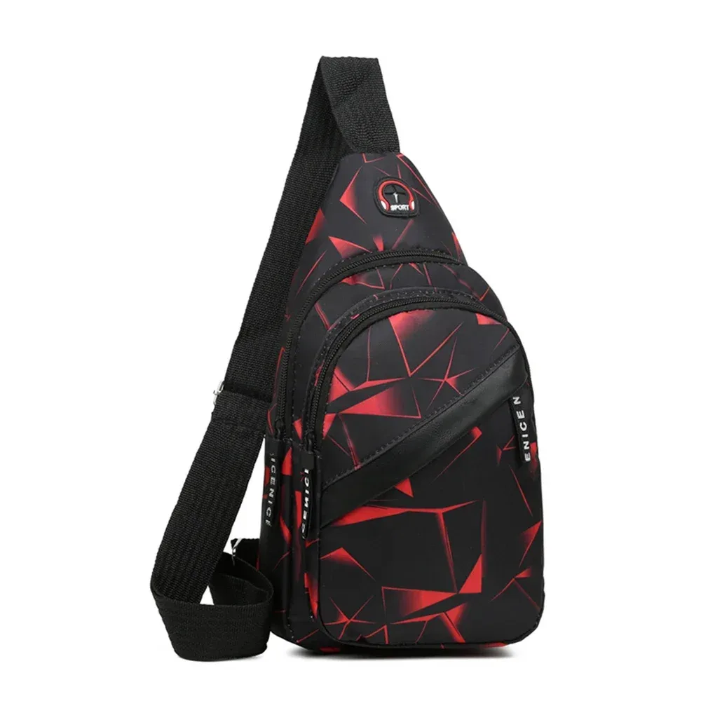 sac de poitrine, sac à bandoulière imperméable décontracté pour hommes, sac de sport tendance, petit sac multifonctionnel, sac à bandoulière