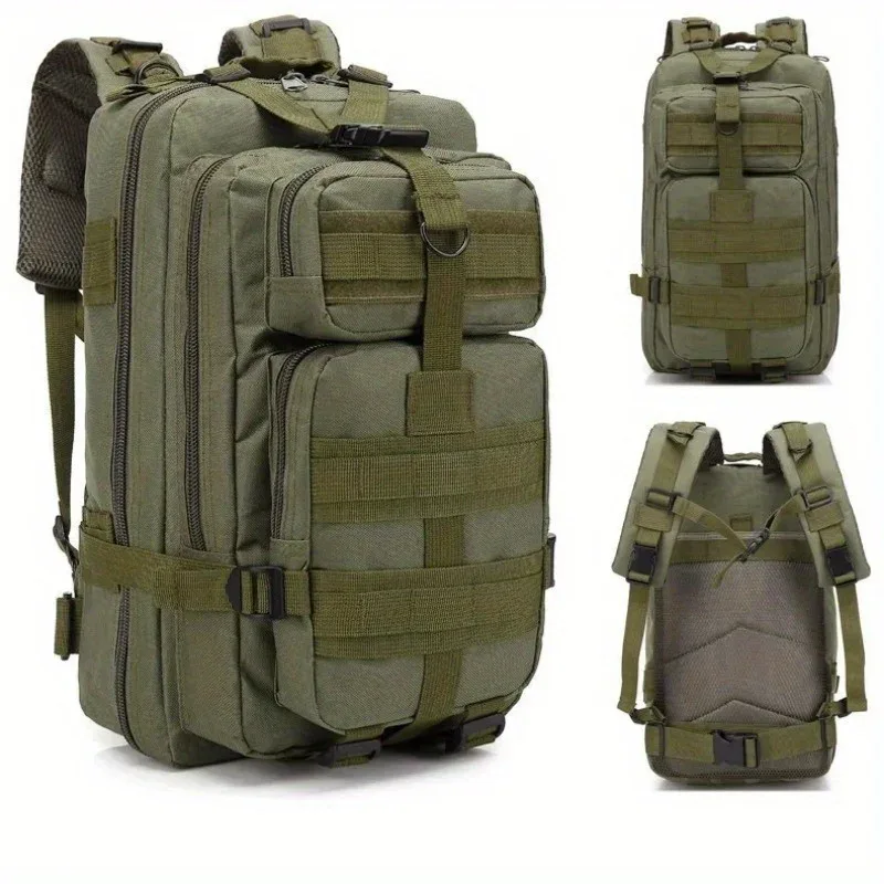 sac dos nylon tactique camouflage vert kaki doré gris noir bleu marron beige 30l extérieur sport chasse randonnée