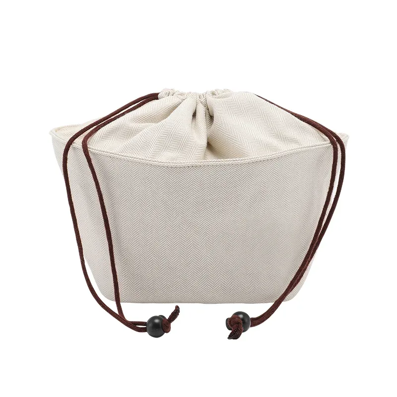 organisateur de sac à cordon de serrage tridimensionnel pour panier picotin, sac tissé en paille, support intérieur, accessoire pour sacs bien structurés