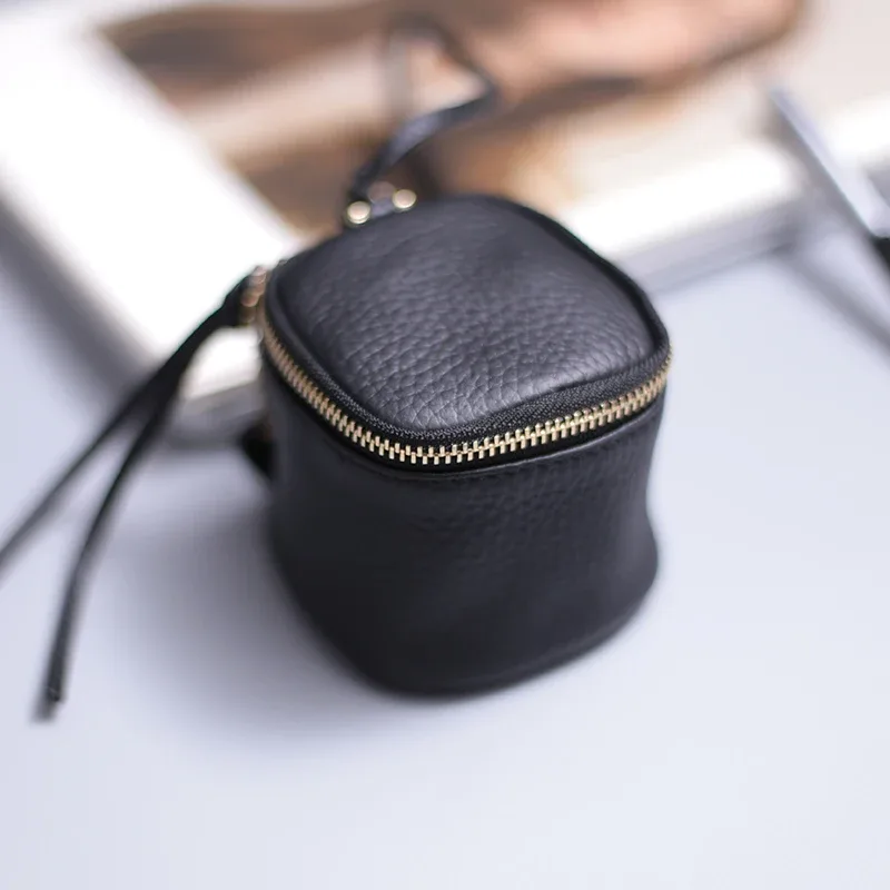 sac à cosmétiques en cuir véritable pour femmes, trousse à cosmétiques à la mode, pochette de maquillage, mini trousse de toilette, pochette à cosmétiques
