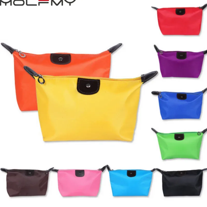 Sac à cosmétiques Portable pour femmes, coloré, étanche, nouveaux sacs de rangement de boulettes de voyage, Mini sacs fourre-tout de maquillage de toilette mignons, sacs à main