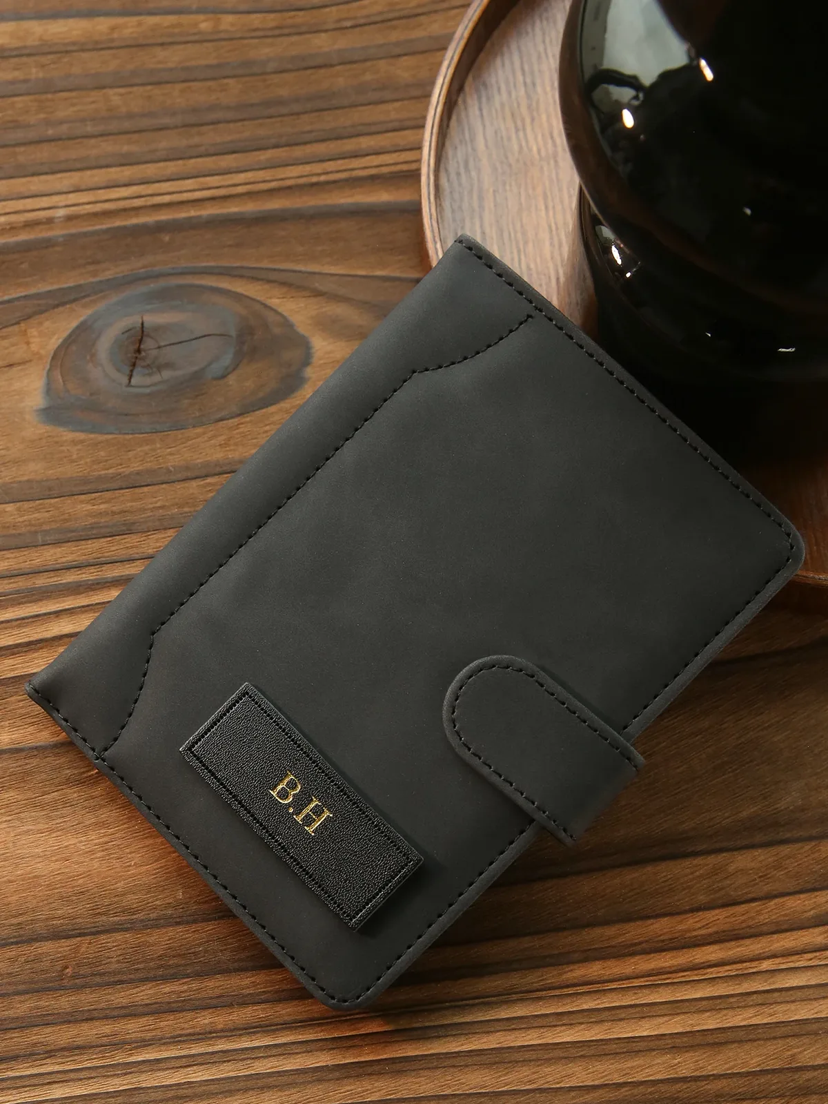porte-passeport personnalisé avec nom, en suède mat, en similicuir, sac de passeport fait main, accessoires de voyage, cadeau personnalisé