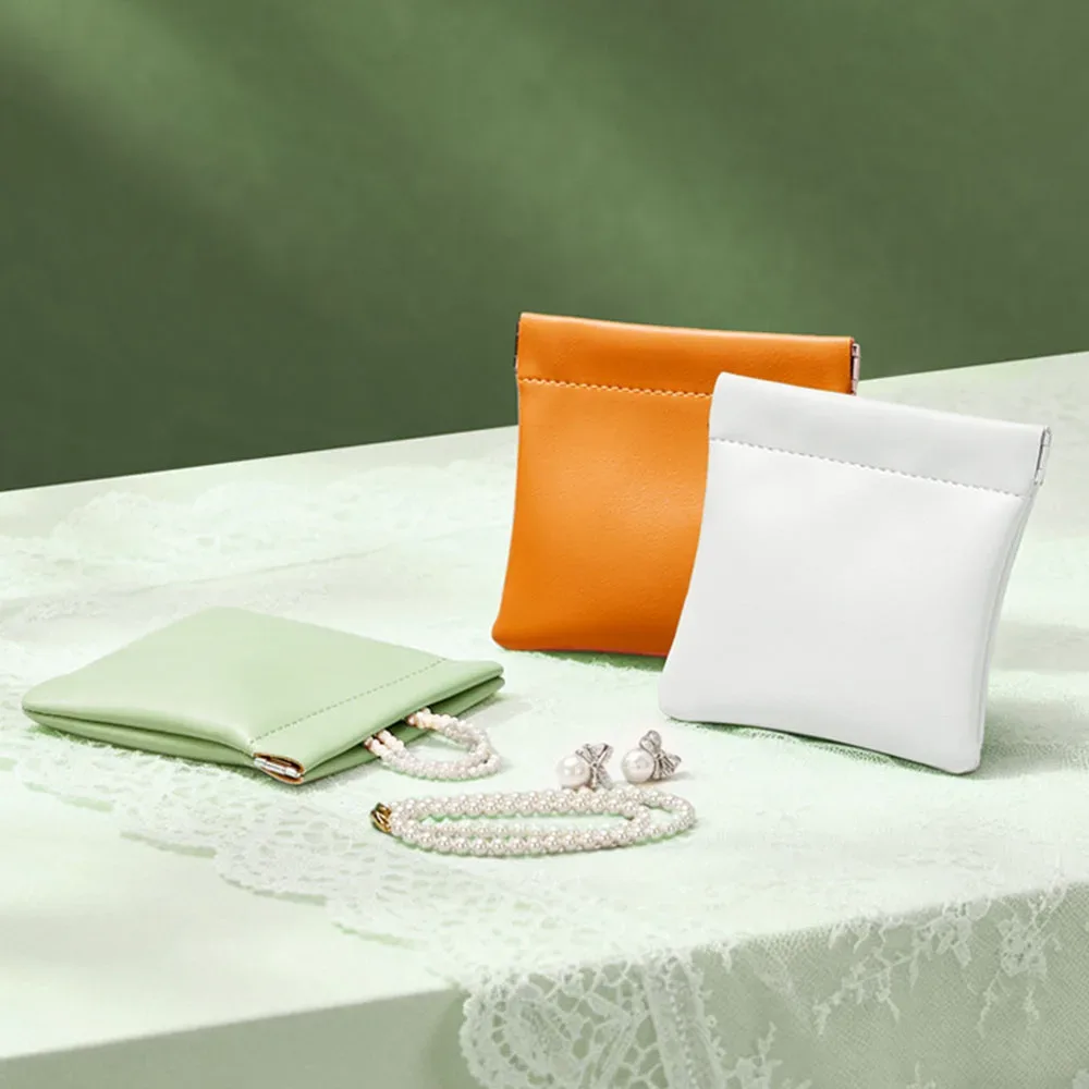sac de rangement pour bijoux, organiseur d'accessoires pratique, rangement pour rouge à lèvres, écouteurs, pièces de monnaie et câbles de données