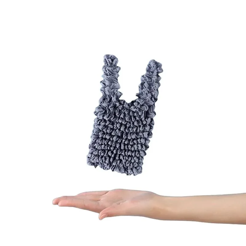 sac de rangement pliable et extensible en bulle, mini sac de courses grande capacité, sac à main élastique portable, 1 pièce