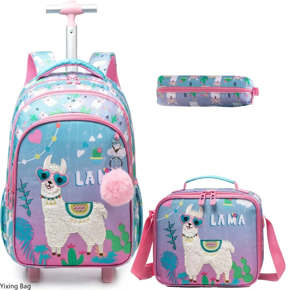 sac à dos à roulettes pour enfants, sac à dos à roulettes pour garçons, sac à roulettes d'école, ensemble de sacs à bagages de voyage pour enfants