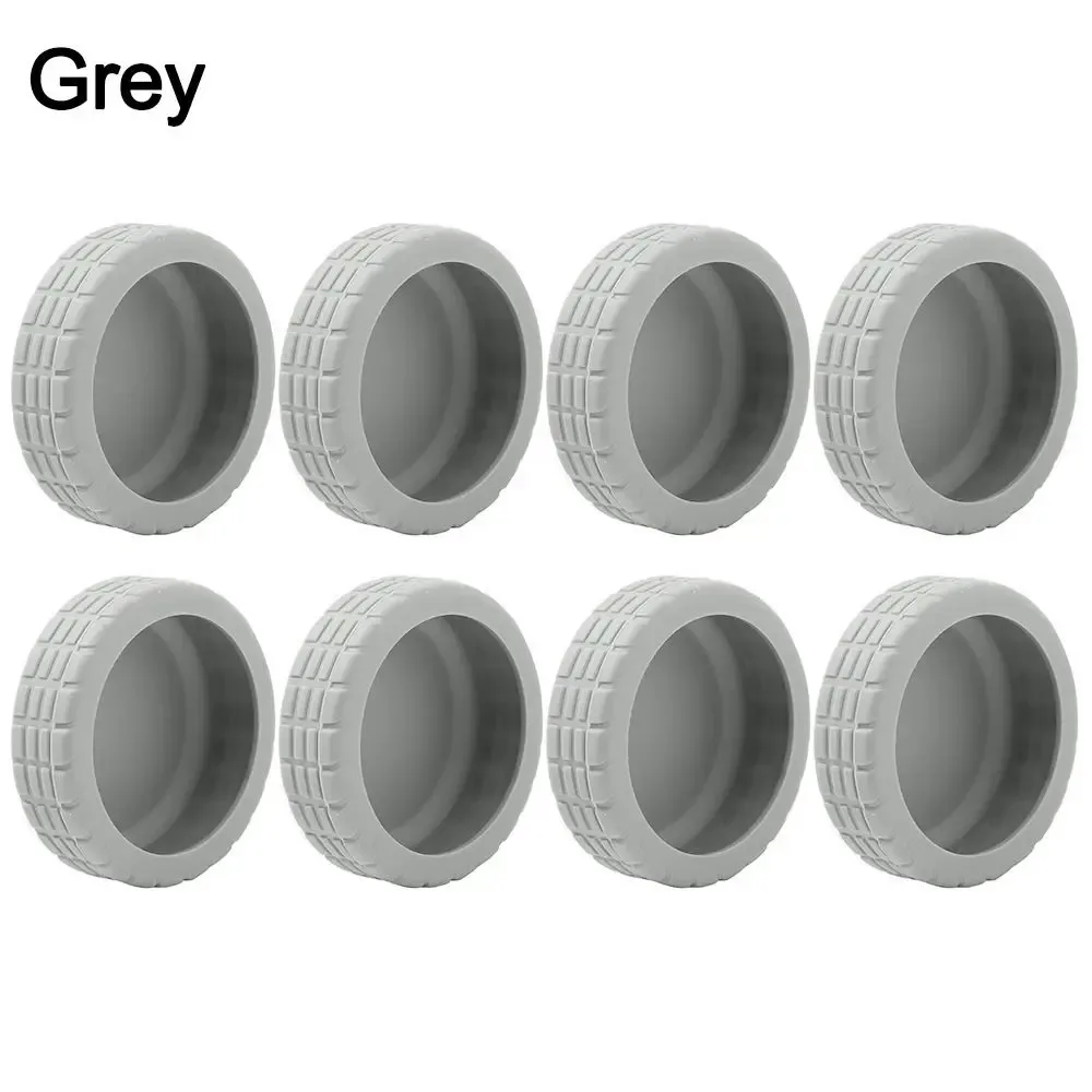protège-roues de valise en silicone, réduit l'usure des roues, protections silencieuses pour roulettes de bagages de voyage, couvre-roulettes de valise à roulettes