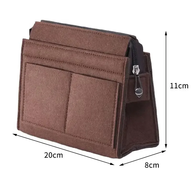 organisateur de sac à main, insert multi-poches en feutre pour sac à main, sac fourre-tout, organisateur de sac à main