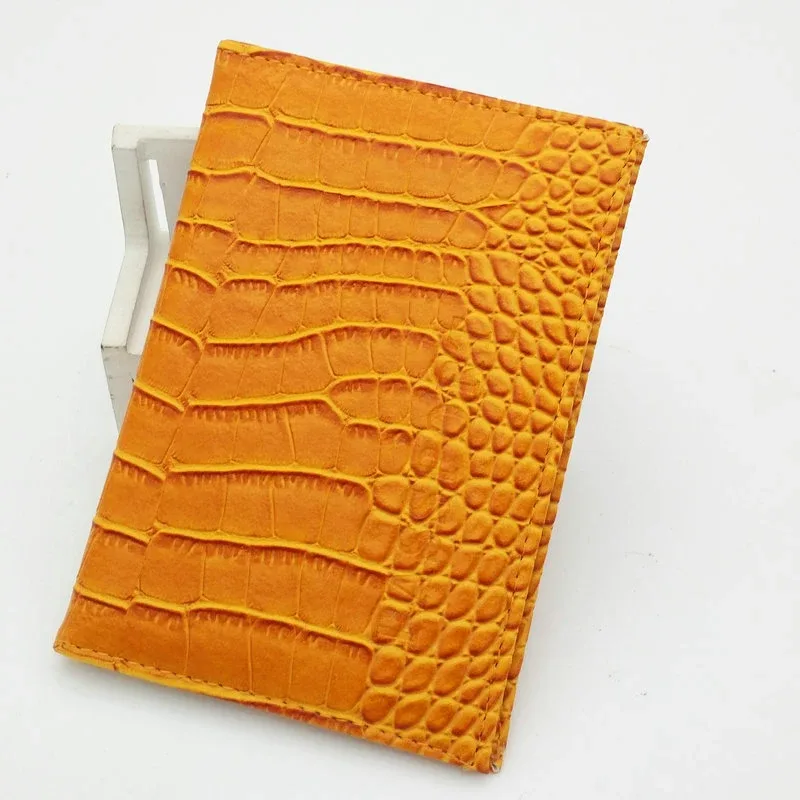 étui de passeport à motif crocodile, porte-carte d'identité pour filles et garçons, étui de voyage pour billets et passeports