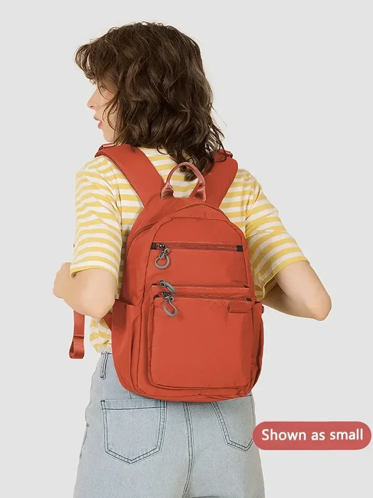 foueissac à dos étanche pour femme, grande capacité, toile de sport, sacs à dos pour ordinateur portable, voyage, mode, sac d'école en nylon pour étudiant, 2802-02