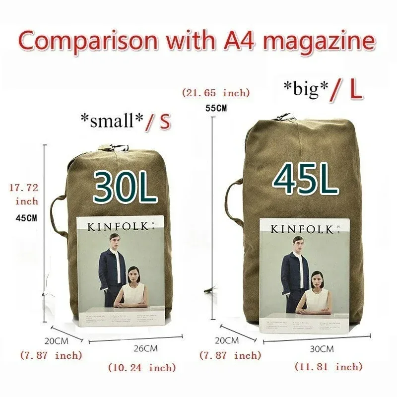 sac à dos en toile pour hommes, sac de sport de plein air, sac de voyage, sacs à dos de randonnée, sac de pêche, sacs campong