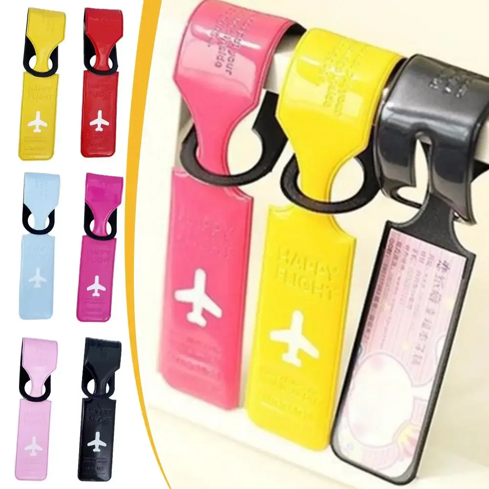 étiquette de bagage pour valise de voyage, étiquette d'identification anti-perte avec couvercle de confidentialité, pour valise de voyage et de déplacement professionnel
