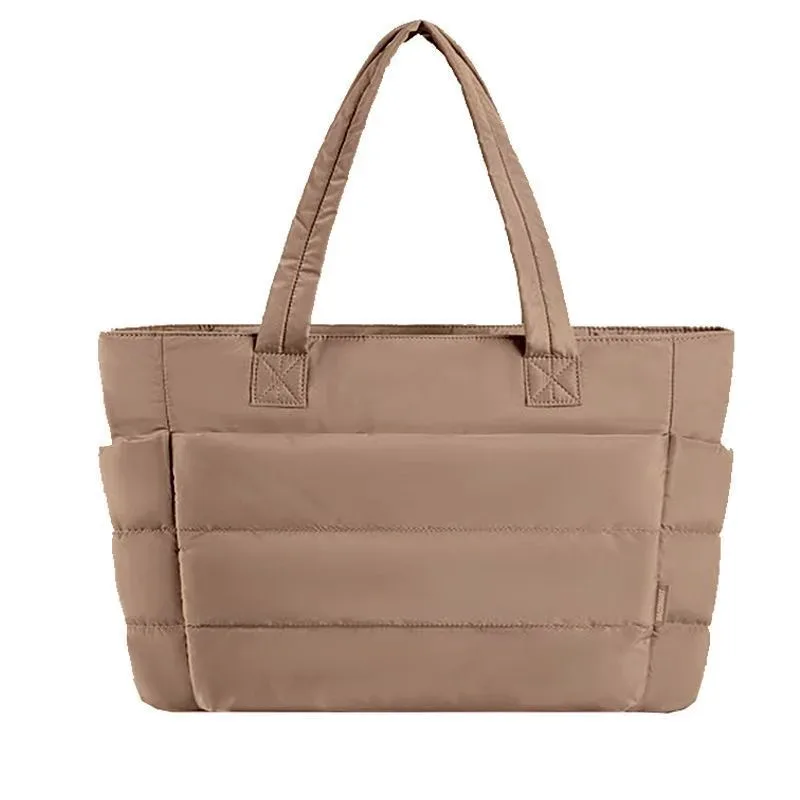 sac à bandoulière léger et moelleux pour femme, sac fourre-tout portable pour voyage, fitness, travail, décontracté, sac à l'épaule, tendance transfrontalière